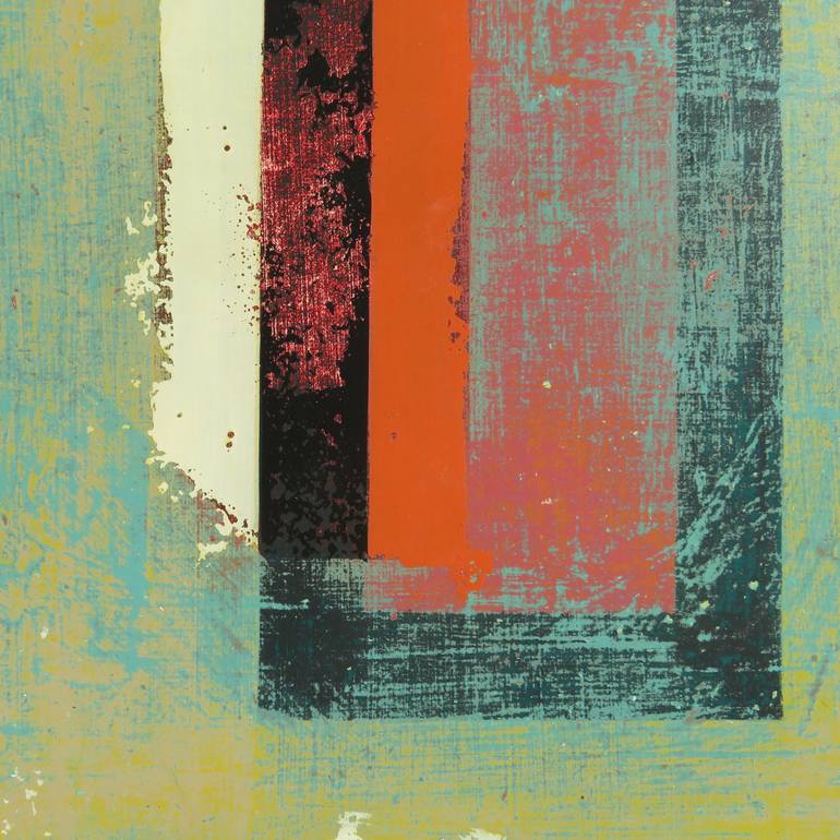 Original Abstract Typography Painting by Letter Allsorts