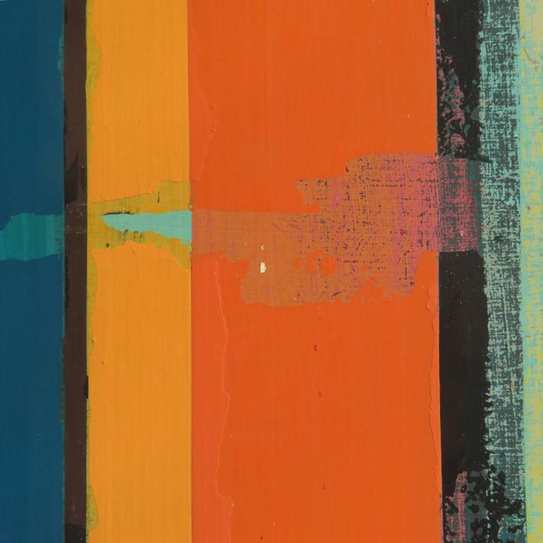 Original Abstract Typography Painting by Letter Allsorts