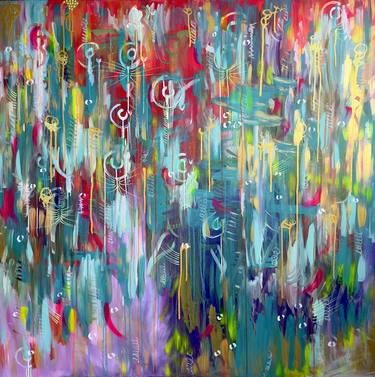 Original Abstract Expressionism Abstract Paintings by Zivile Puodziukiene