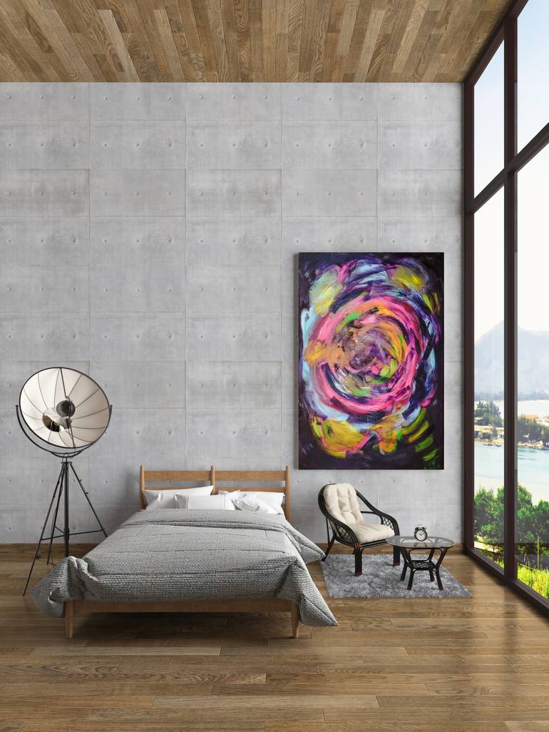 Original Abstract Painting by Zivile Unguvaityte