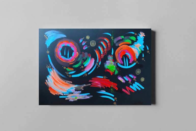 Original Abstract Painting by Zivile Puodziukiene