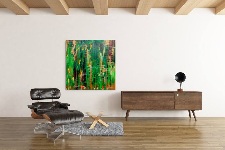 Original Abstract Painting by Zivile Unguvaityte