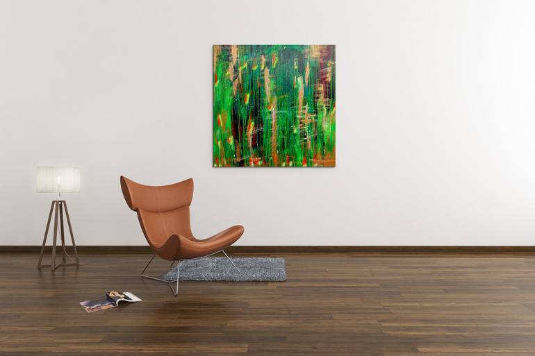 Original Abstract Painting by Zivile Unguvaityte