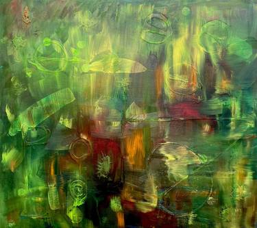 Original Abstract Expressionism Abstract Paintings by Zivile Puodziukiene