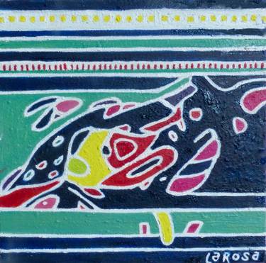 Print of Fish Paintings by La Rosa Artist