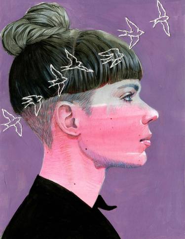 Original Portrait Paintings by Véronique Desbrosses