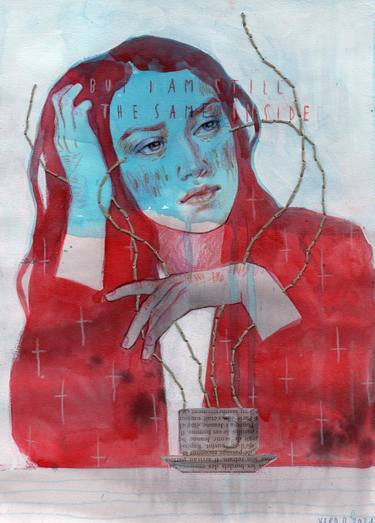 Print of Figurative Women Paintings by Véronique Desbrosses