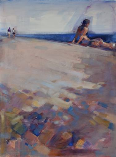 Original Figurative Beach Paintings by Tim Turton