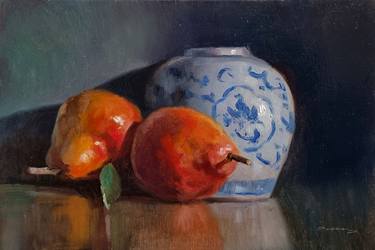 Original Still Life Paintings by Pascal Giroud