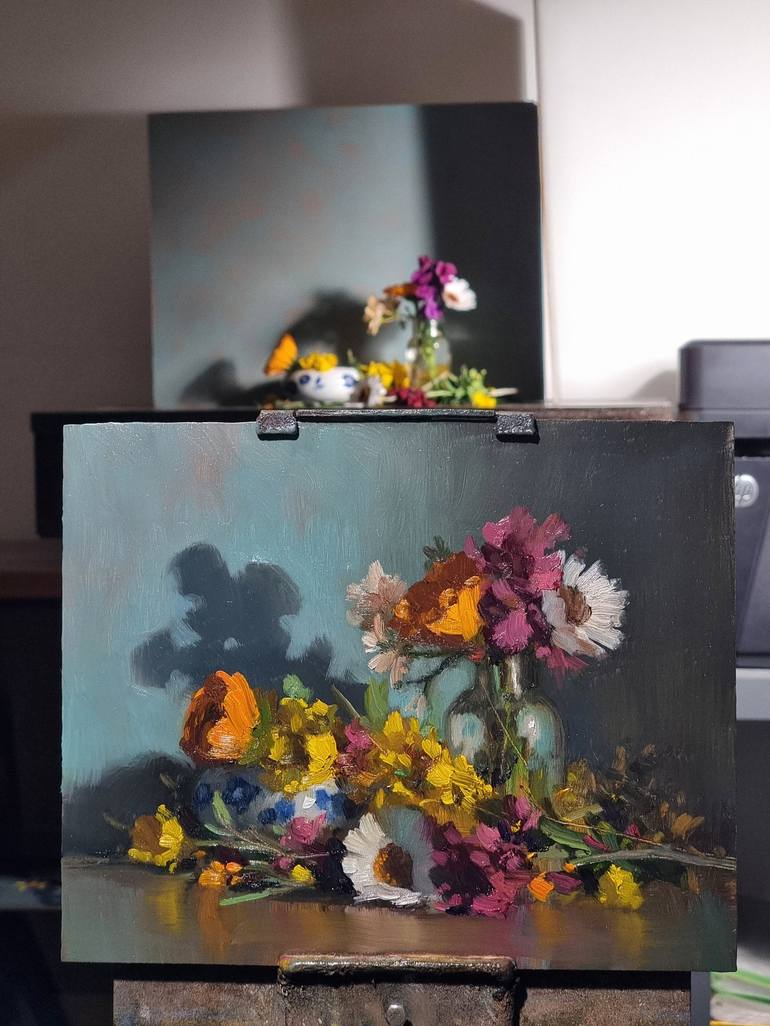 Original Still Life Painting by Pascal Giroud