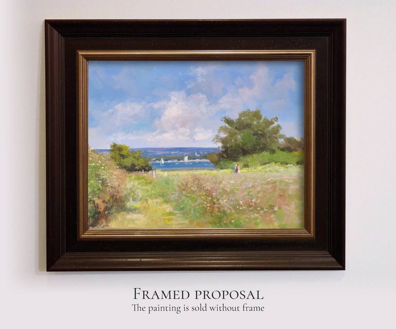 Original Impressionism Landscape Painting by Pascal Giroud