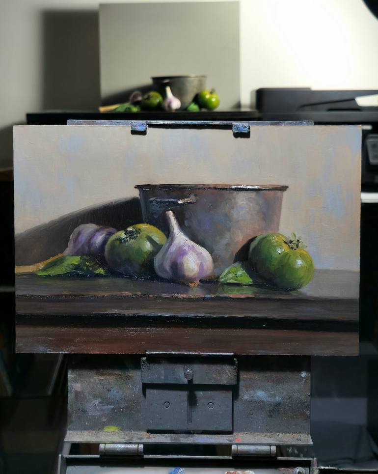 Original Figurative Still Life Painting by Pascal Giroud