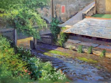 Original Figurative Architecture Paintings by Pascal Giroud