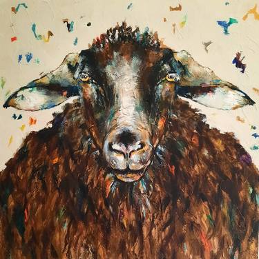 Original Abstract Animal Paintings by Kornelia Weingarten