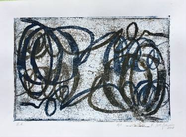 Original Abstract Printmaking by Kornelia Weingarten