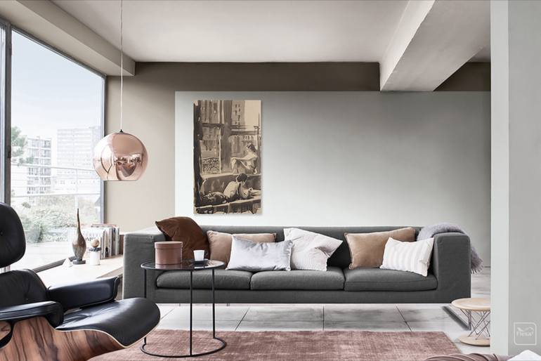 Original Conceptual Home Painting by Dima Filatov