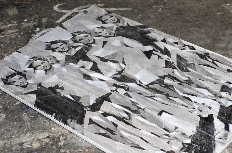 Original Black & White Health & Beauty Painting by Dima Filatov