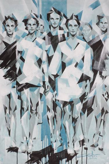 Original Figurative Pop Culture/Celebrity Paintings by Dima Filatov