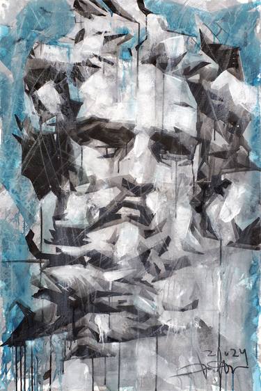Original Conceptual Men Paintings by Dima Filatov