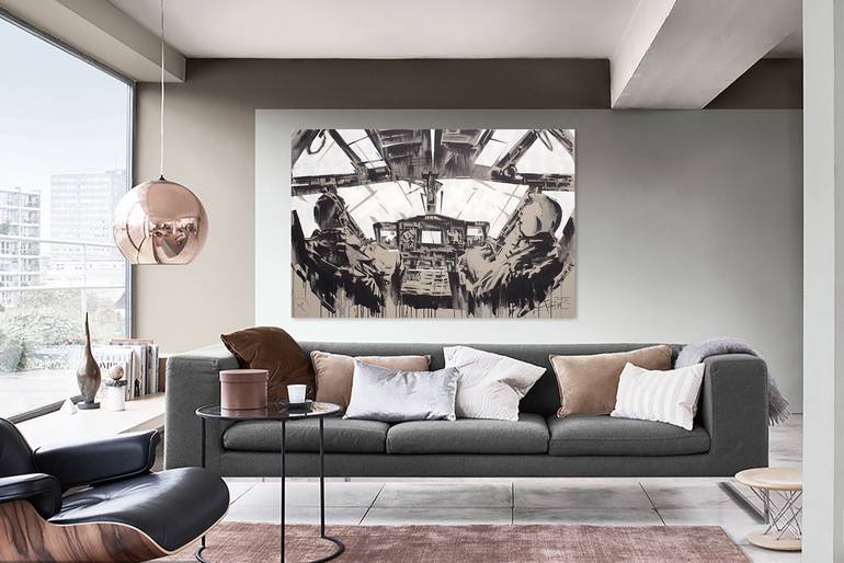 Original Conceptual Men Painting by Dima Filatov