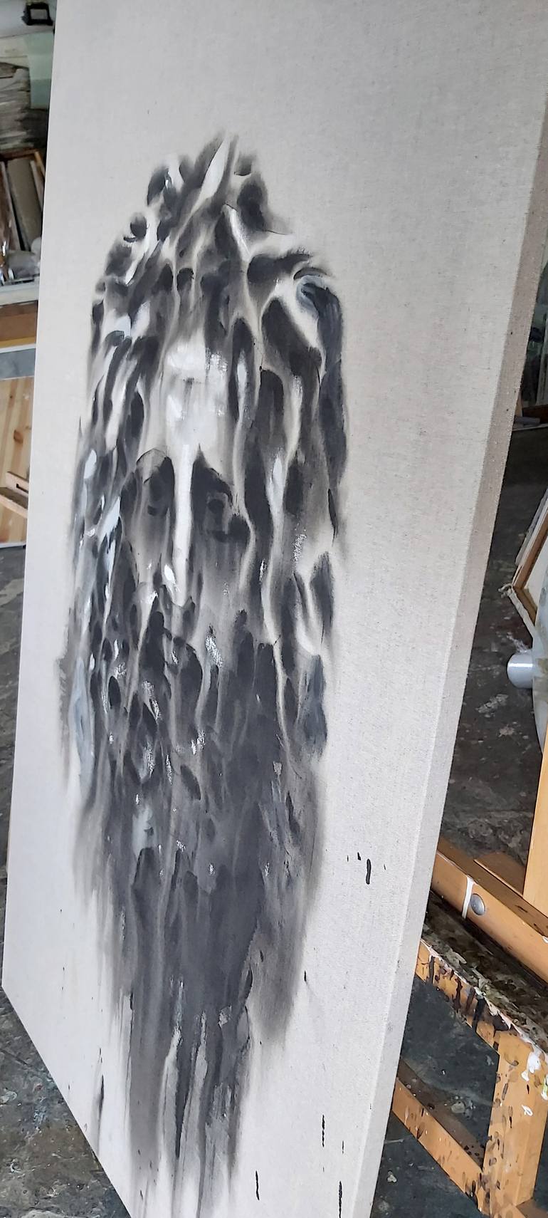 Original Modernism Men Painting by Dima Filatov