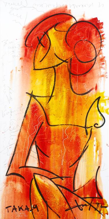 Print of Abstract Expressionism Women Paintings by Dima Filatov