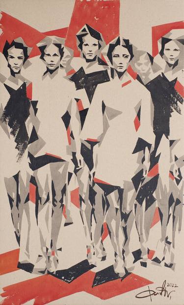 Print of Fashion Drawings by Dima Filatov