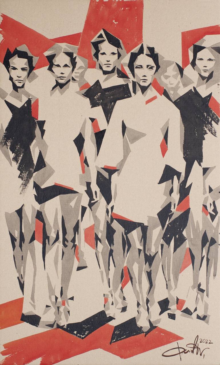 Print of Figurative Fashion Drawings by Dima Filatov