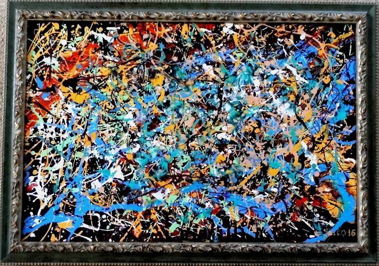 Original Abstract Painting by Arvo Aun