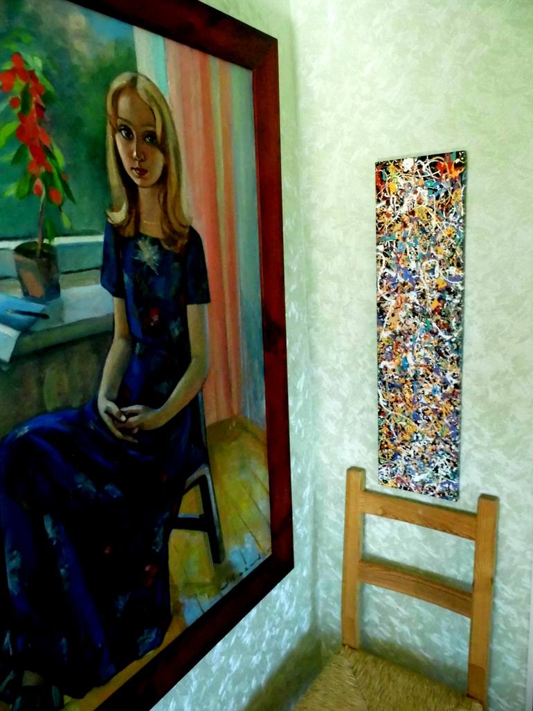 Original Abstract Painting by Arvo Aun