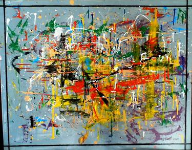 Original Abstract Painting by Arvo Aun