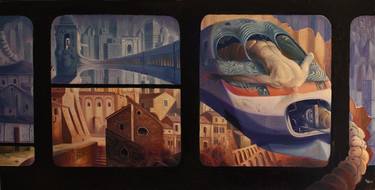 Original Architecture Paintings by AFAN Alessandro Fantini