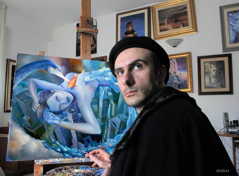 Original Figurative Other Painting by Afan Alessandro Fantini