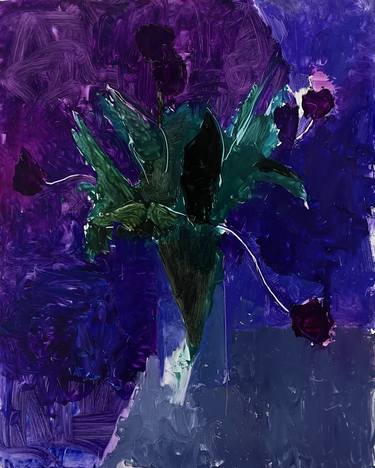 Original Impressionism Floral Paintings by Michael Ryan