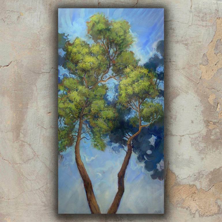 Original Realism Tree Painting by Roger Seward