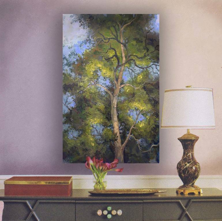 Original Illustration Tree Painting by Roger Seward