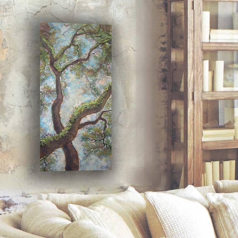 Original Illustration Tree Painting by Roger Seward