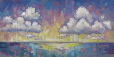Original Expressionism Seascape Painting by Roger Seward