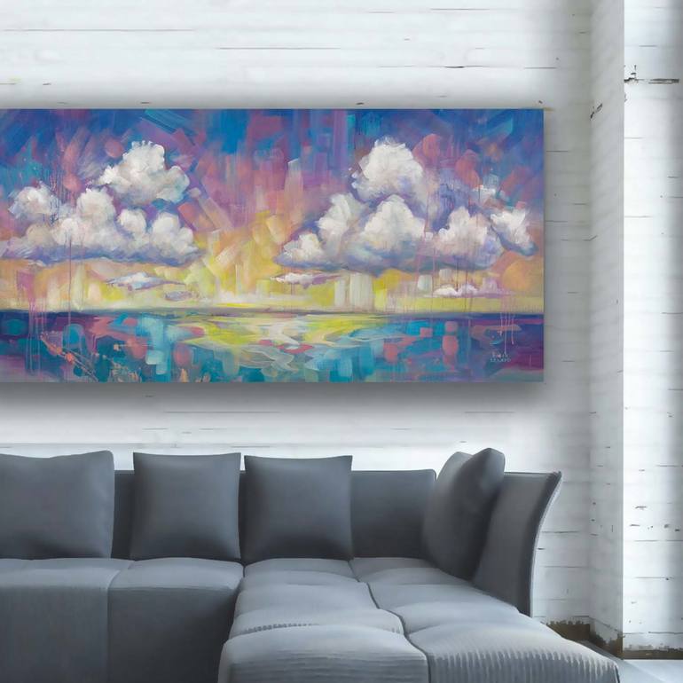 Original Expressionism Seascape Painting by Roger Seward