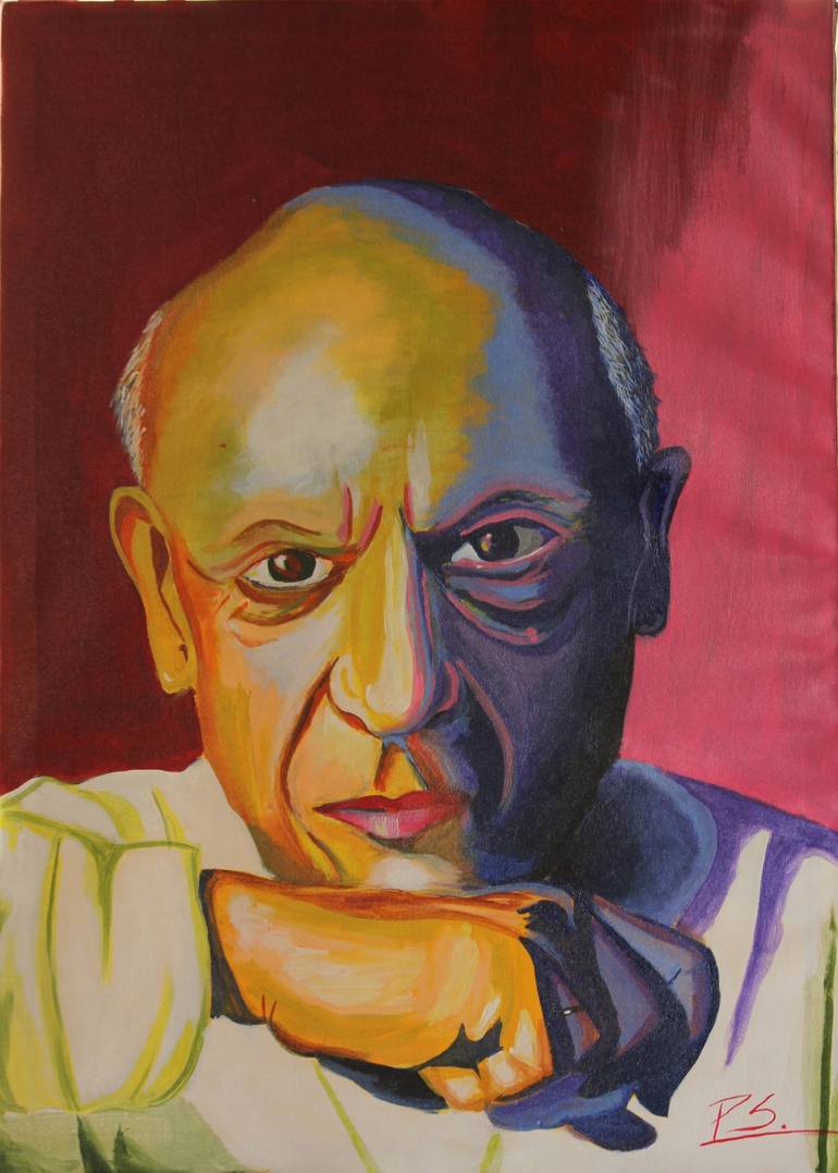 || THE MASTER- PABLO PICASSO || Painting by Parth Surati | Saatchi Art