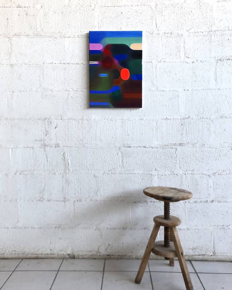 Original Color Field Painting Abstract Painting by Matchoro Guy