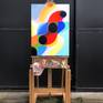 on the easel