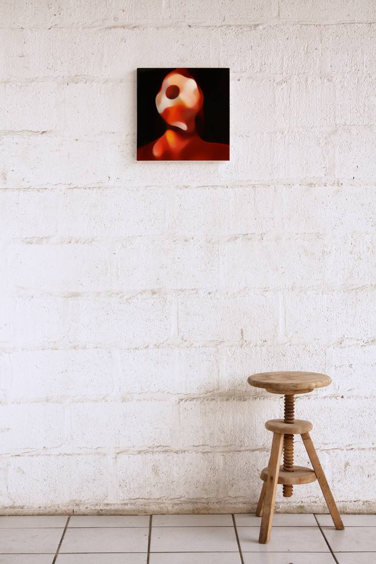 Original Abstract People Painting by Matchoro Guy