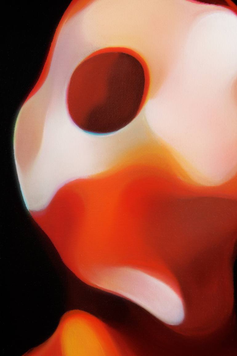 Original Abstract People Painting by Matchoro Guy