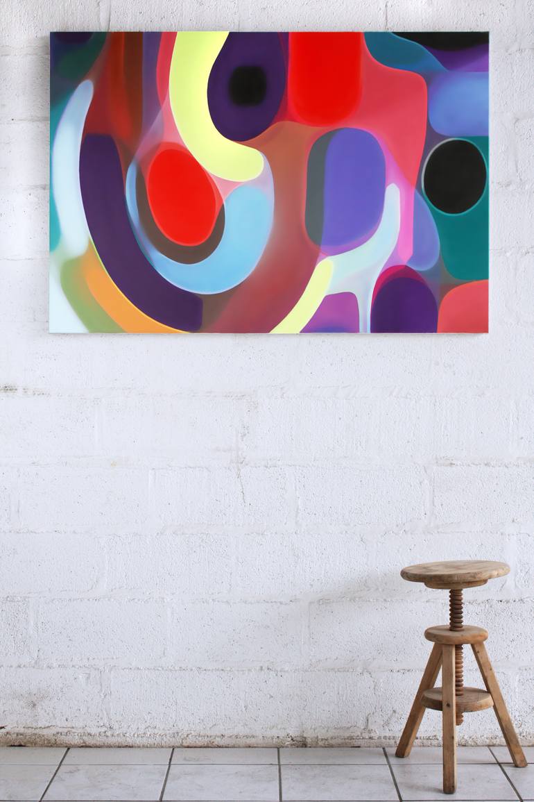 Original Abstract Painting by Matchoro Guy