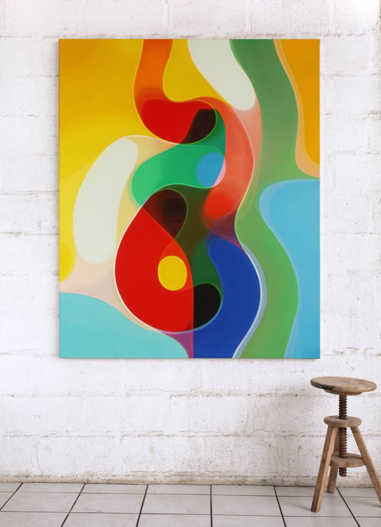 Original Abstract Painting by Matchoro Guy