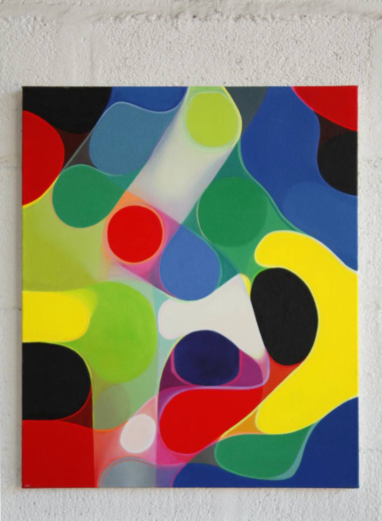 Original Abstract Painting by Matchoro Guy
