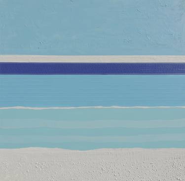Original Abstract Beach Paintings by Sylvie Hamou
