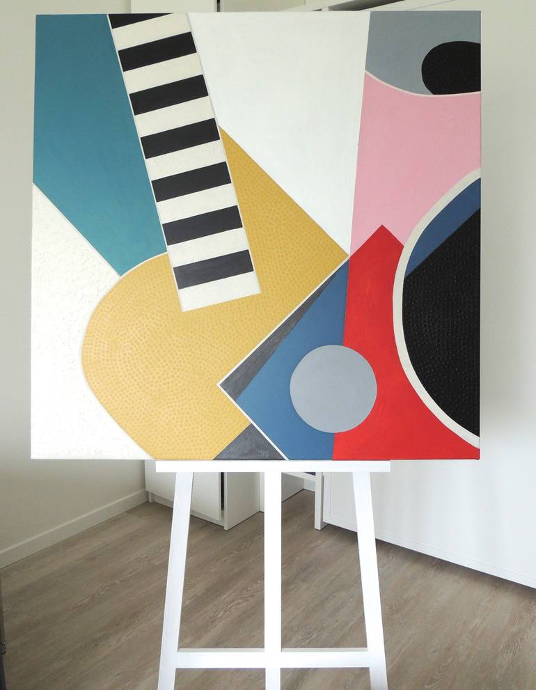 Original Modern Abstract Painting by Sylvie Hamou