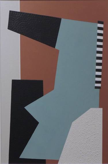 Print of Cubism Abstract Paintings by Sylvie Hamou